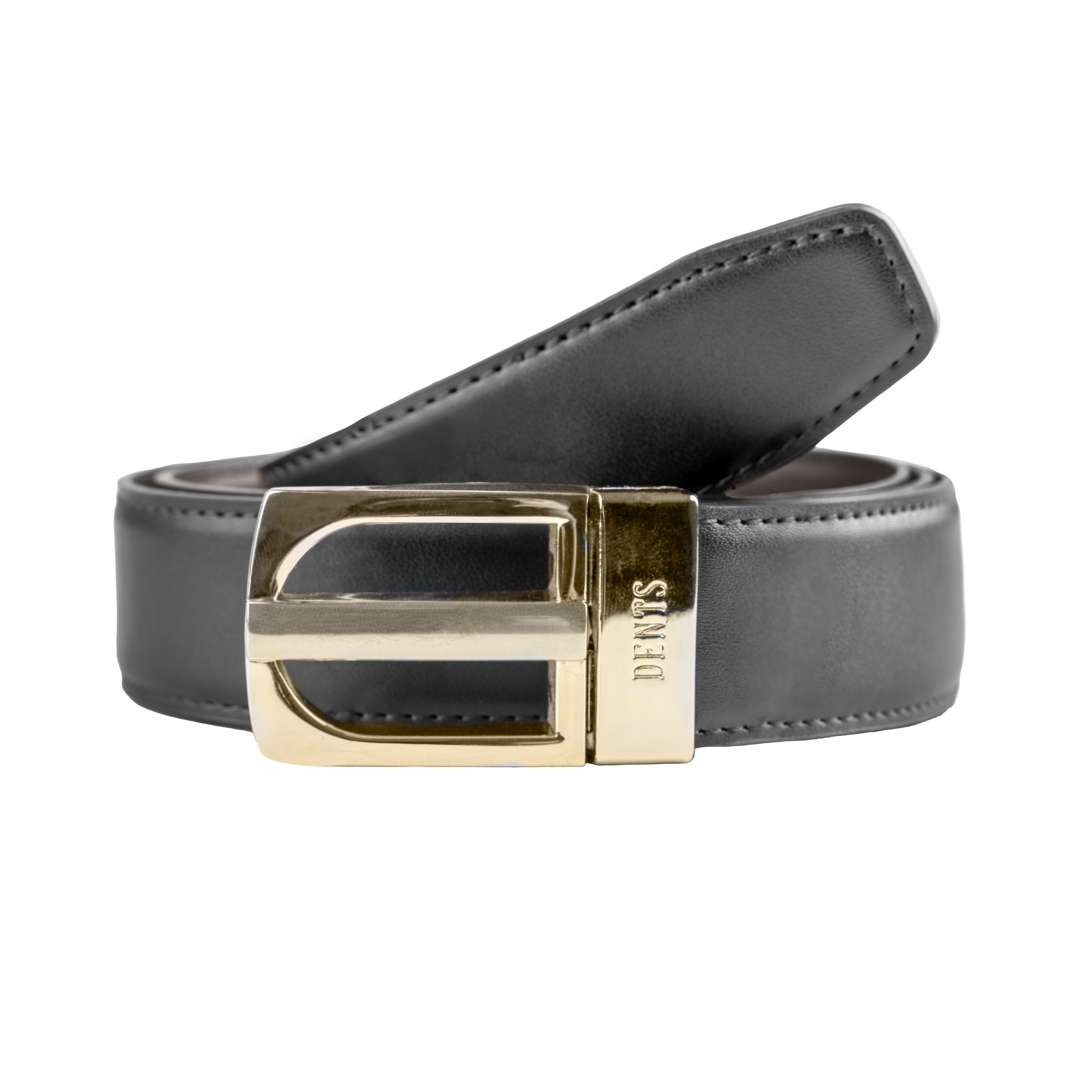 Boucle De Ceinture Nickel Buffalo Avec Ceinture En Cuir – Motif Pièces De Monnaie, Pour Homme