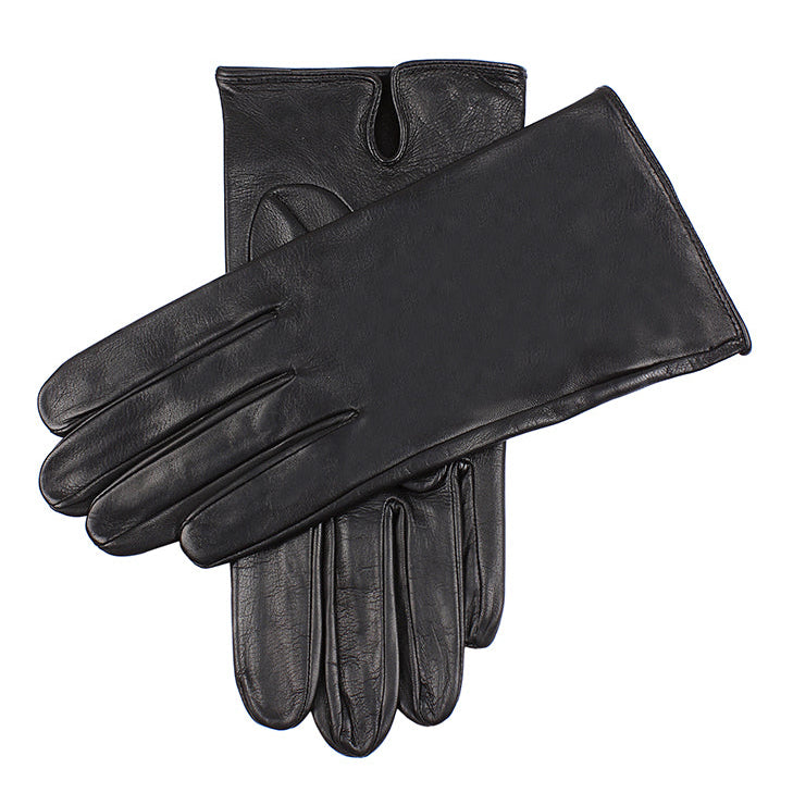 Classic Men's Black Leather Gloves