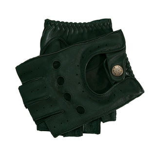 Gants de conduite en cuir sans doigts pour hommes