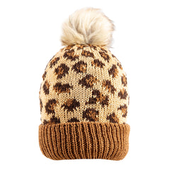 Bonnet D'hiver Mossimo Imprimé Léopard - Femme Taille Unique - NEUF Avec étiquette