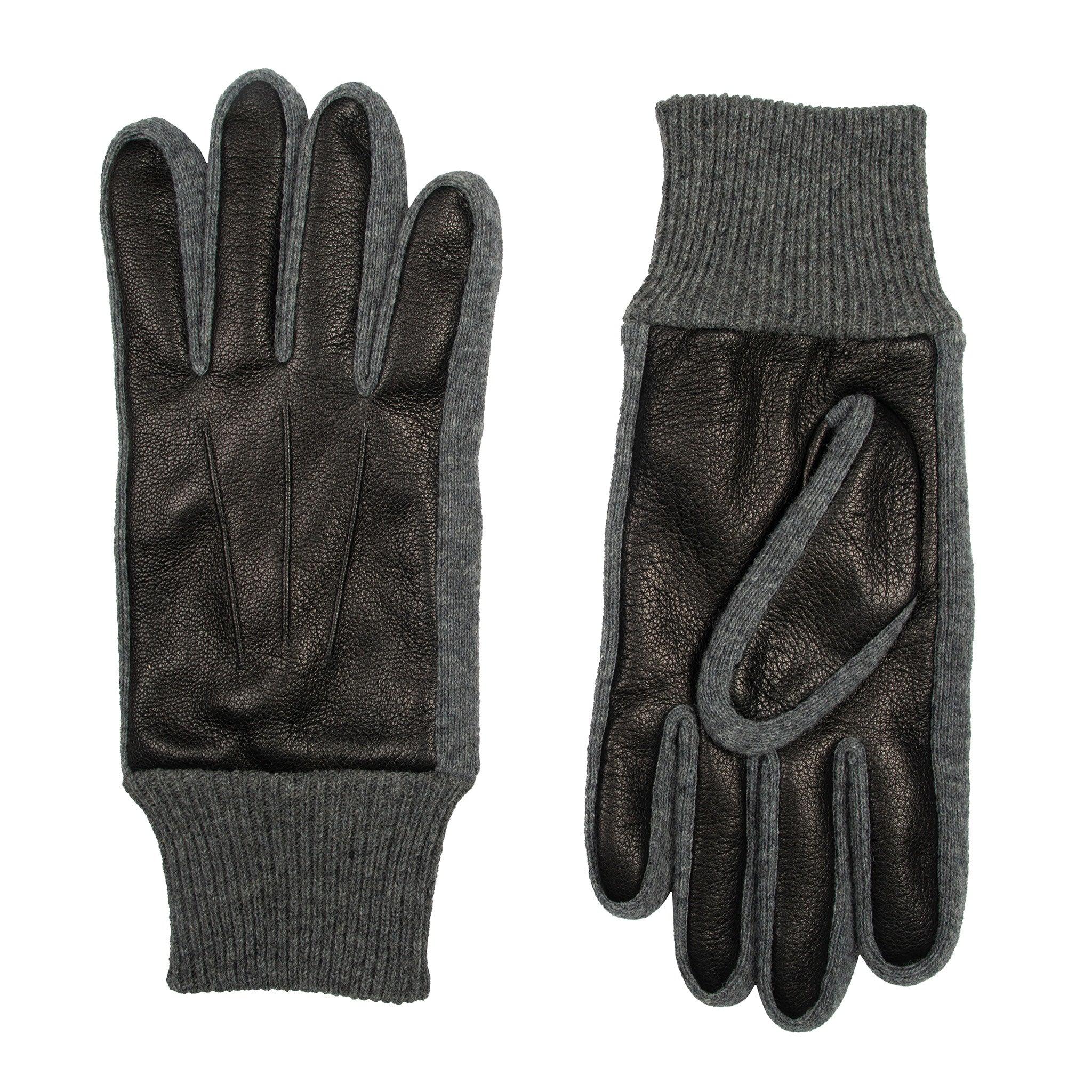 Gants pour hommes en cuir synthétique imitation peau de cerf