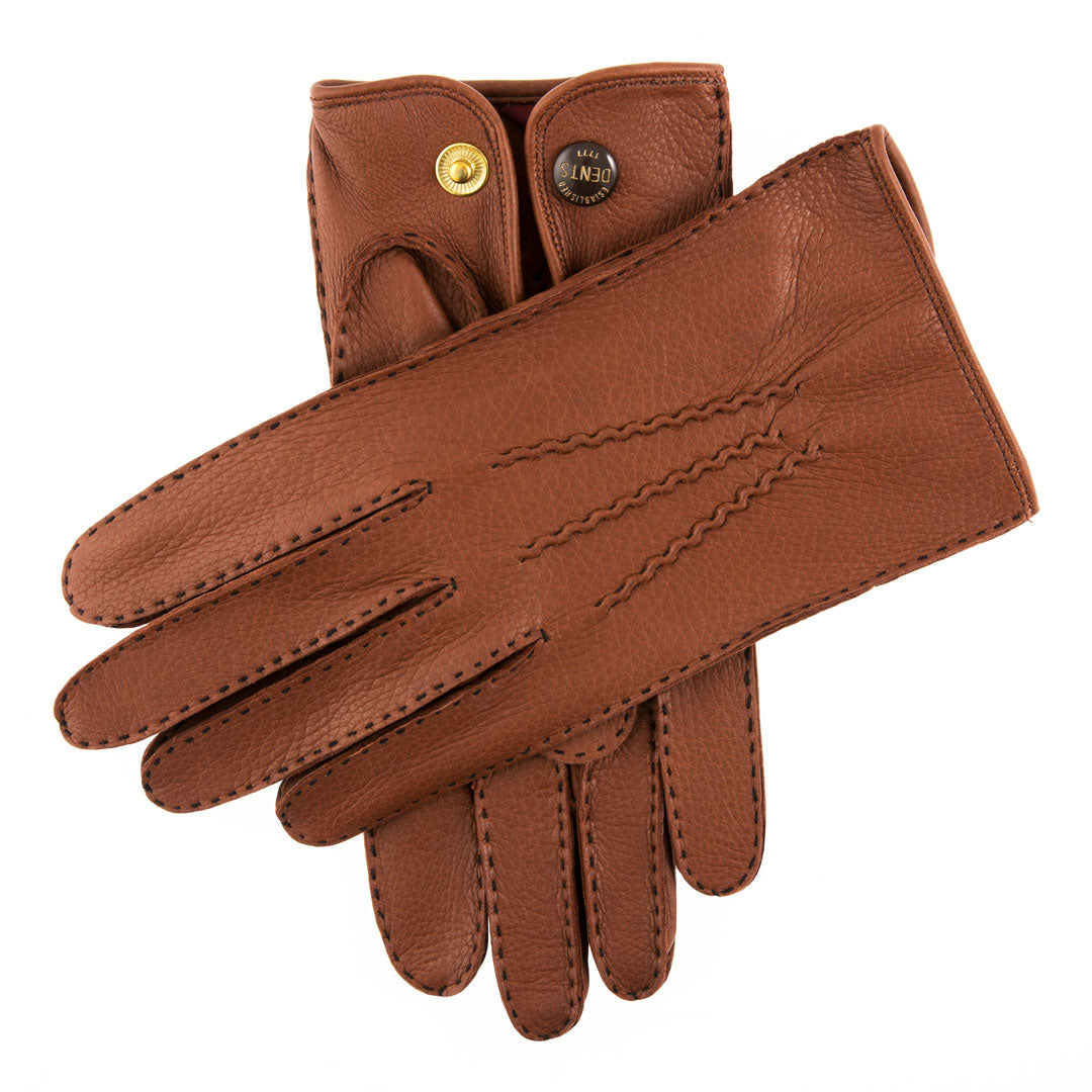 Pierre de Garstone Gants en cuir de cerf non doublés pour hommes