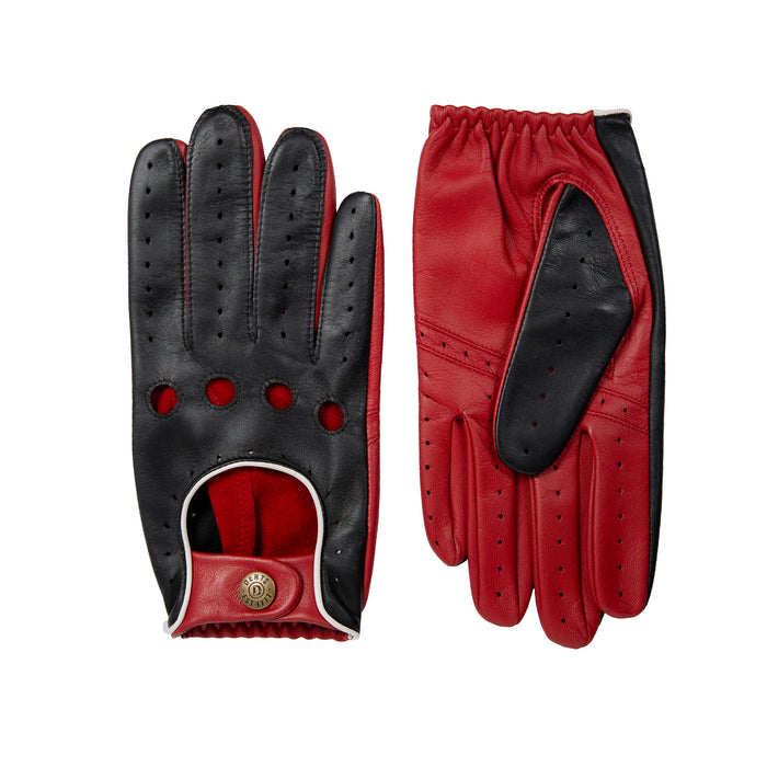 Gants De Conduite PSS Homme Cuir Noir Liseré Rouge - Taille 507 - Neufs