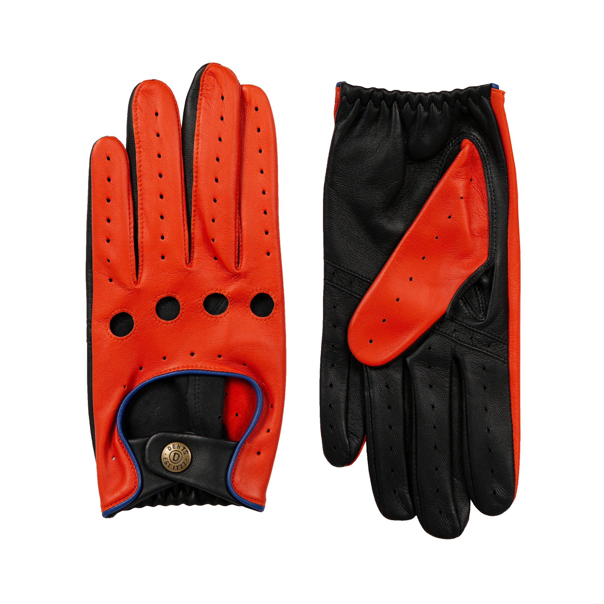 Men's Touchscreen Three-Colour Leather Driving Gloves | Dents