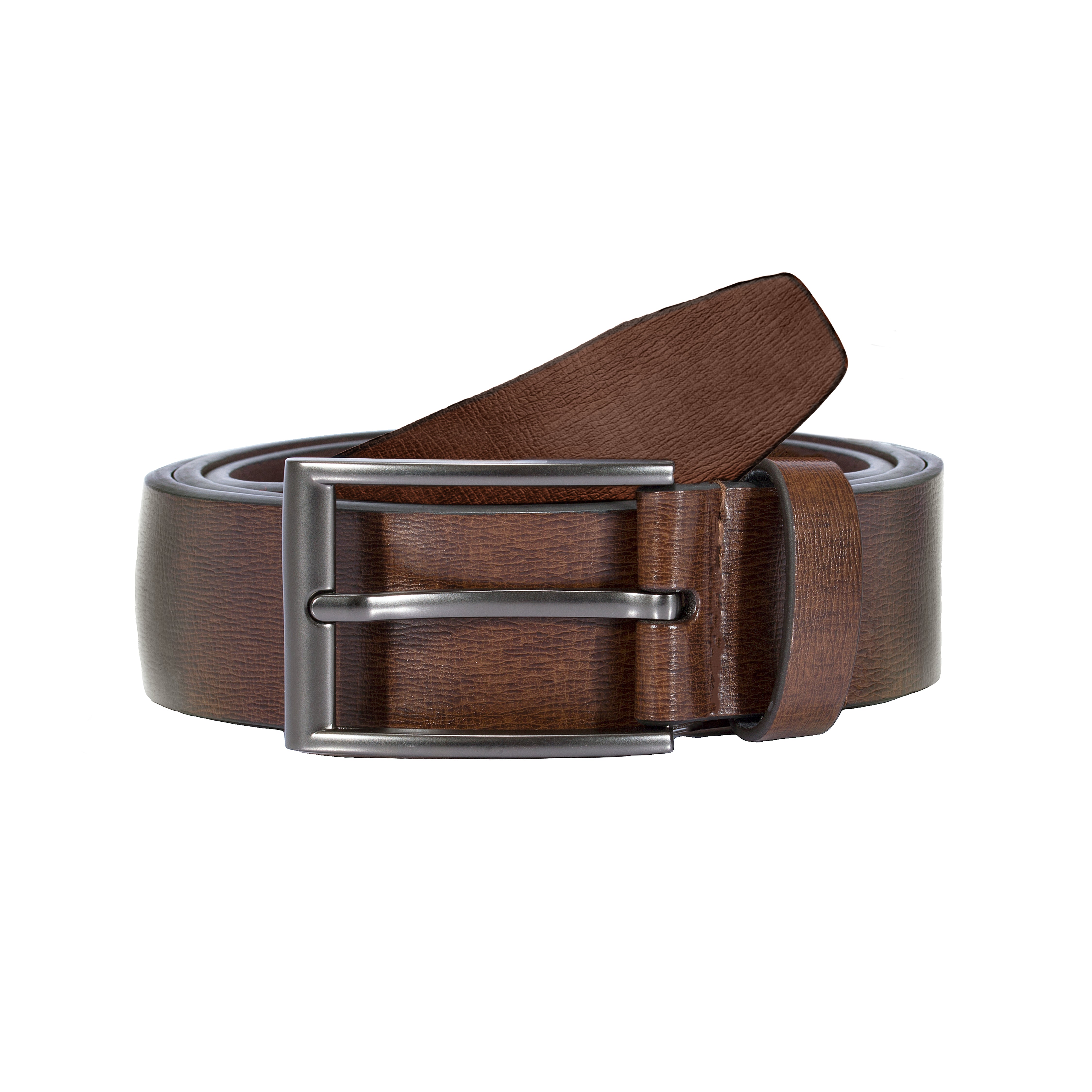 Ceinture En Cuir Noir Pour Homme - Taille Grande 109/144 Cm, Largeur 3,5 Cm