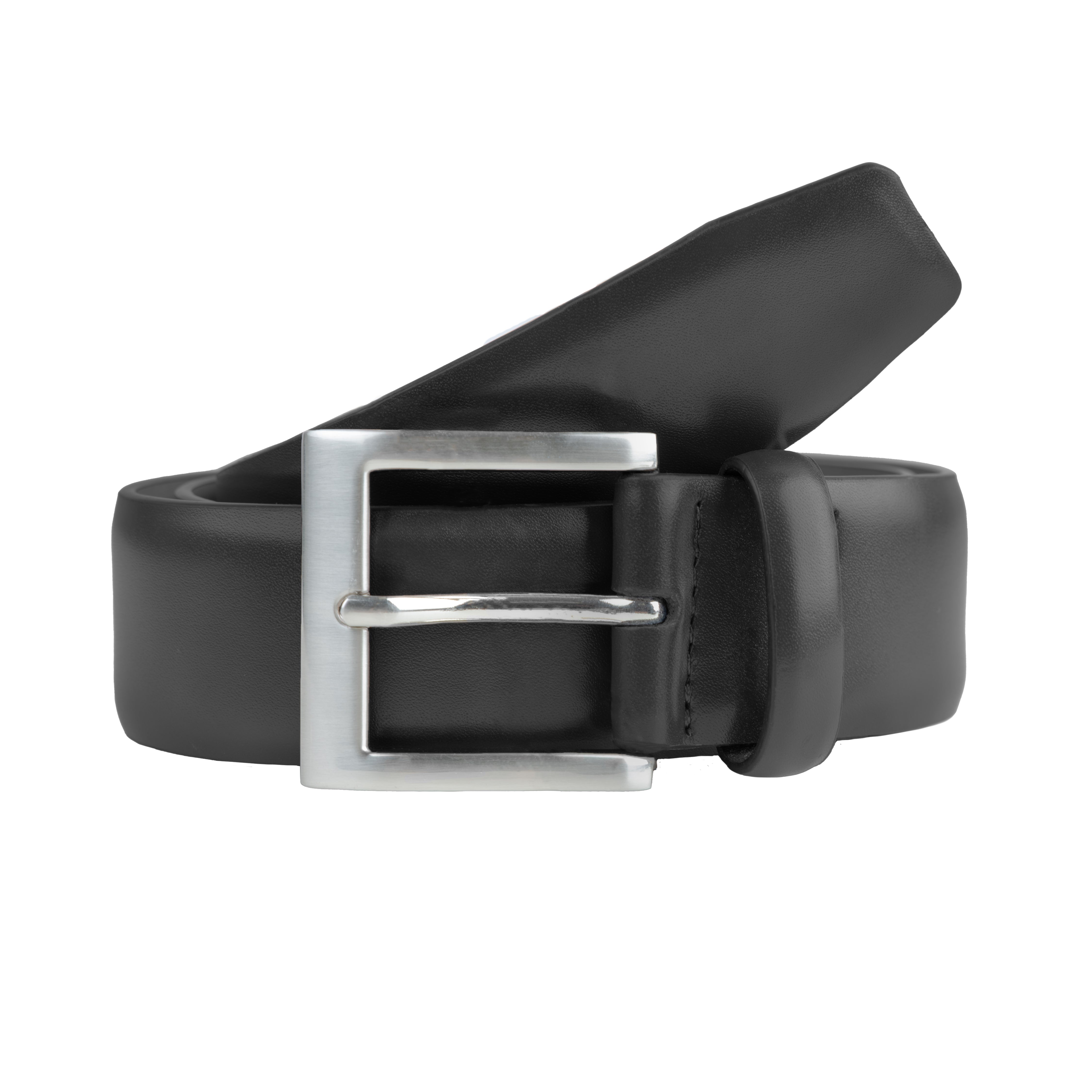 Ceinture En Cuir Homme Sport - Largeur 3.8 Cm, Boucle 4x5 Cm, Cuir Fendu, Neuve Avec étiquettes