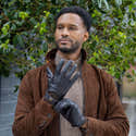 Gants D'hiver Homme En Cuir Doux – Écran Tactile, Intérieur Polaire, Coupe-vent Et Imperméables - 11