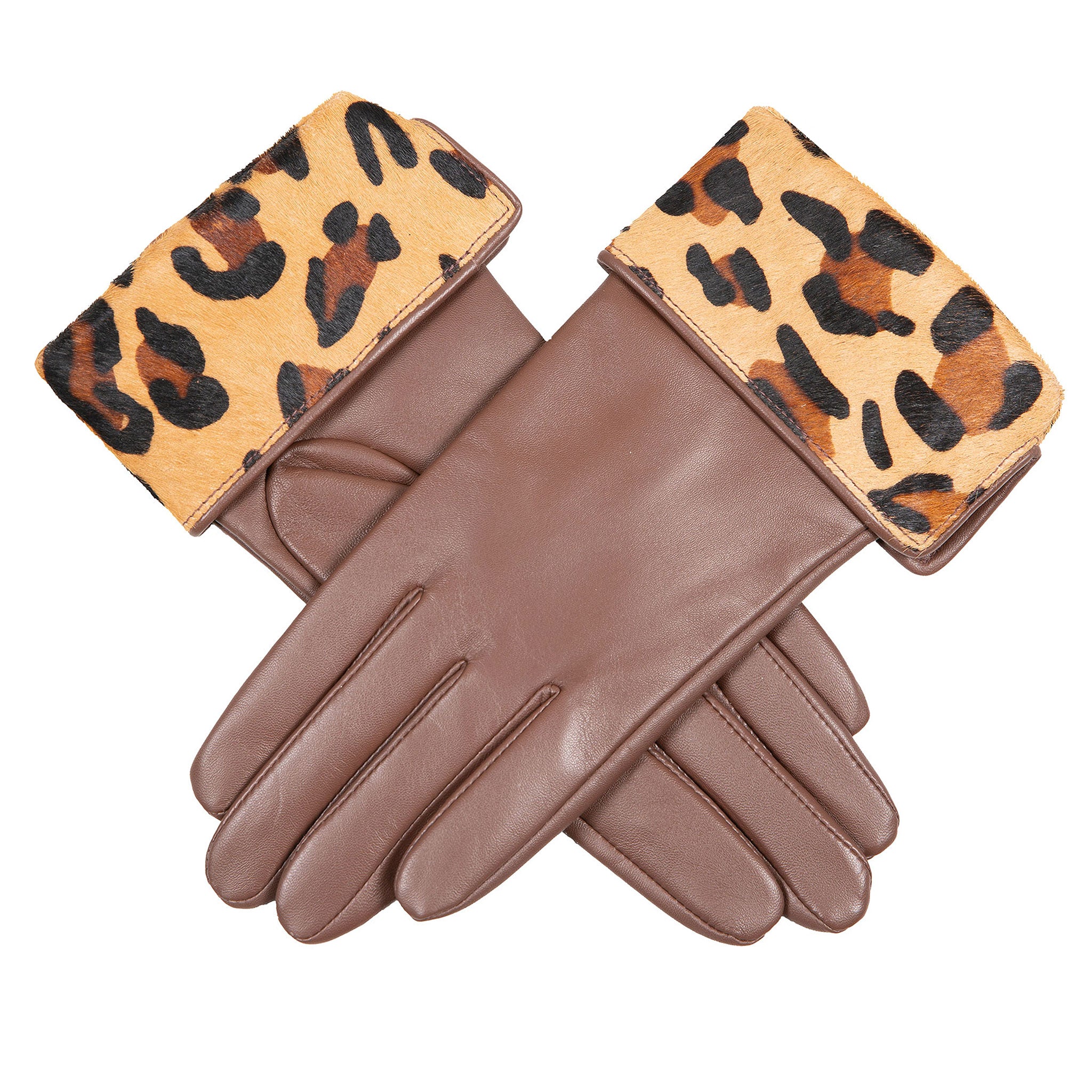 Gants en polyester imprimé léopard avec faux poignets Catsuit en latex pour femme (rouge, taille unique