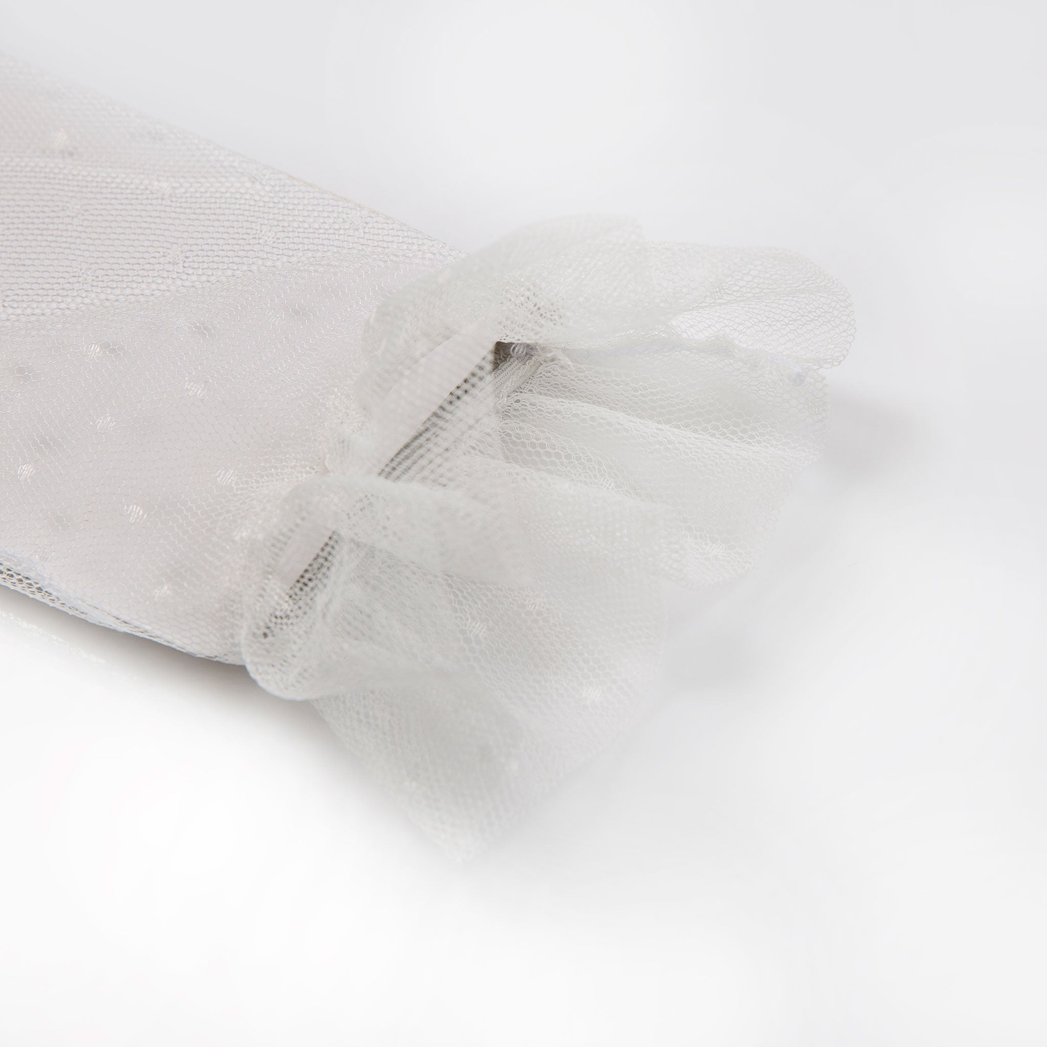 Women's Tulle Gloves with Frilled Cuff | Dents