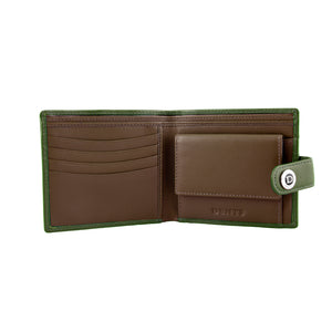 ZIPPED CARD HOLDER IN SMOOTH LAMBSKIN - TAN