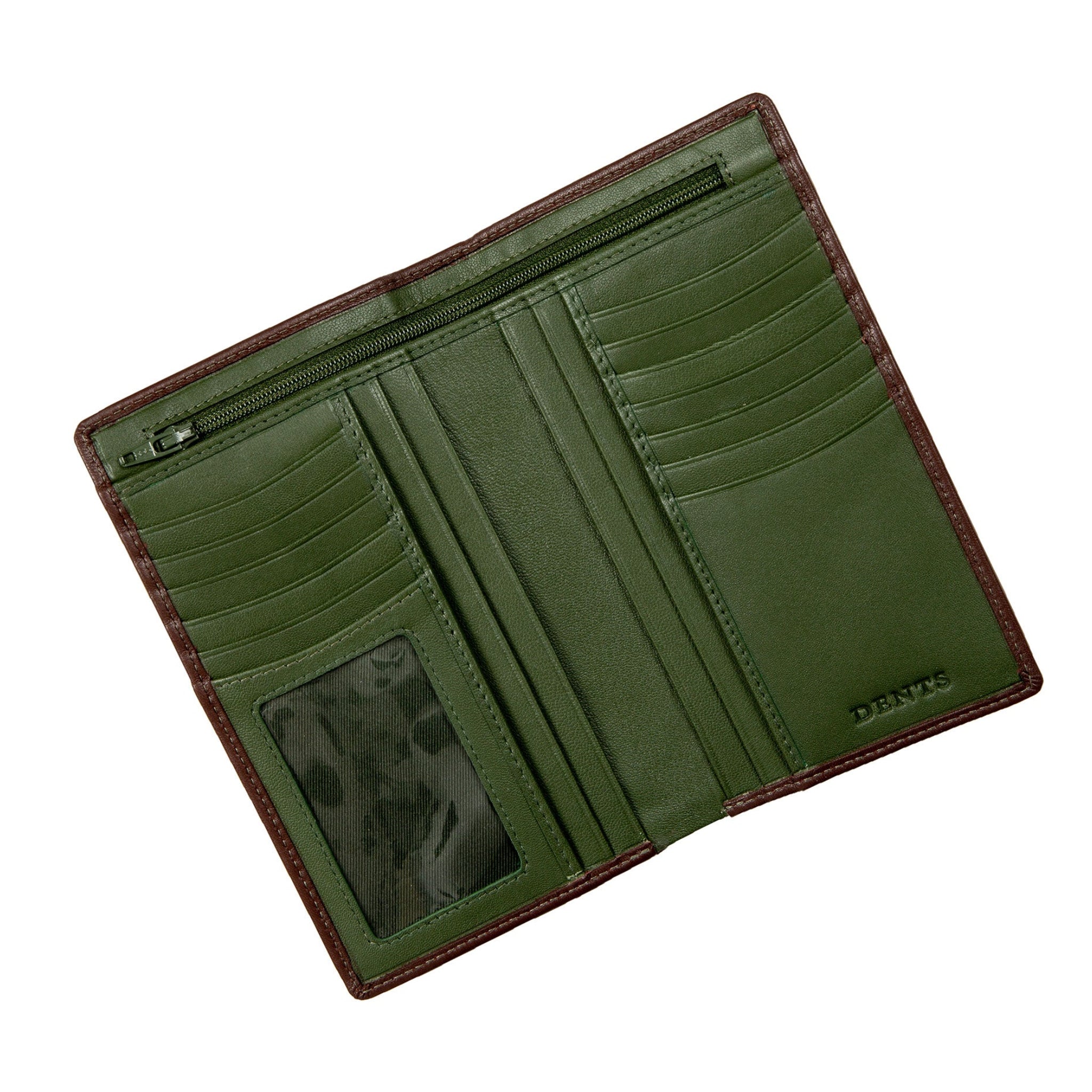 Men's Smooth Leather Jacket Wallet with RFID Blocking | Dents