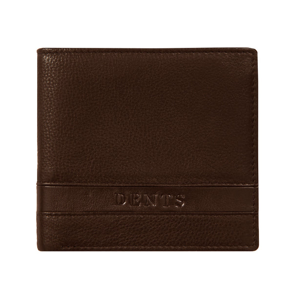 Men's Pebble Grain Leather Bifold Wallet with RFID Blocking