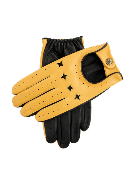 Men's The Suited Racer Touchscreen Leather Driving Gloves