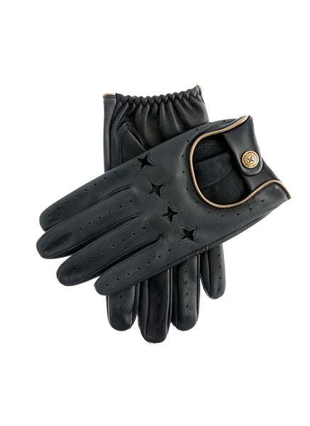Men's The Suited Racer Touchscreen Leather Driving Gloves