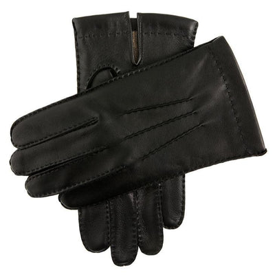 Paire De Gants En Cuir Noir DENTS 1777 - Taille 8 - Neufs Avec étiquettes - Élégance Classique
