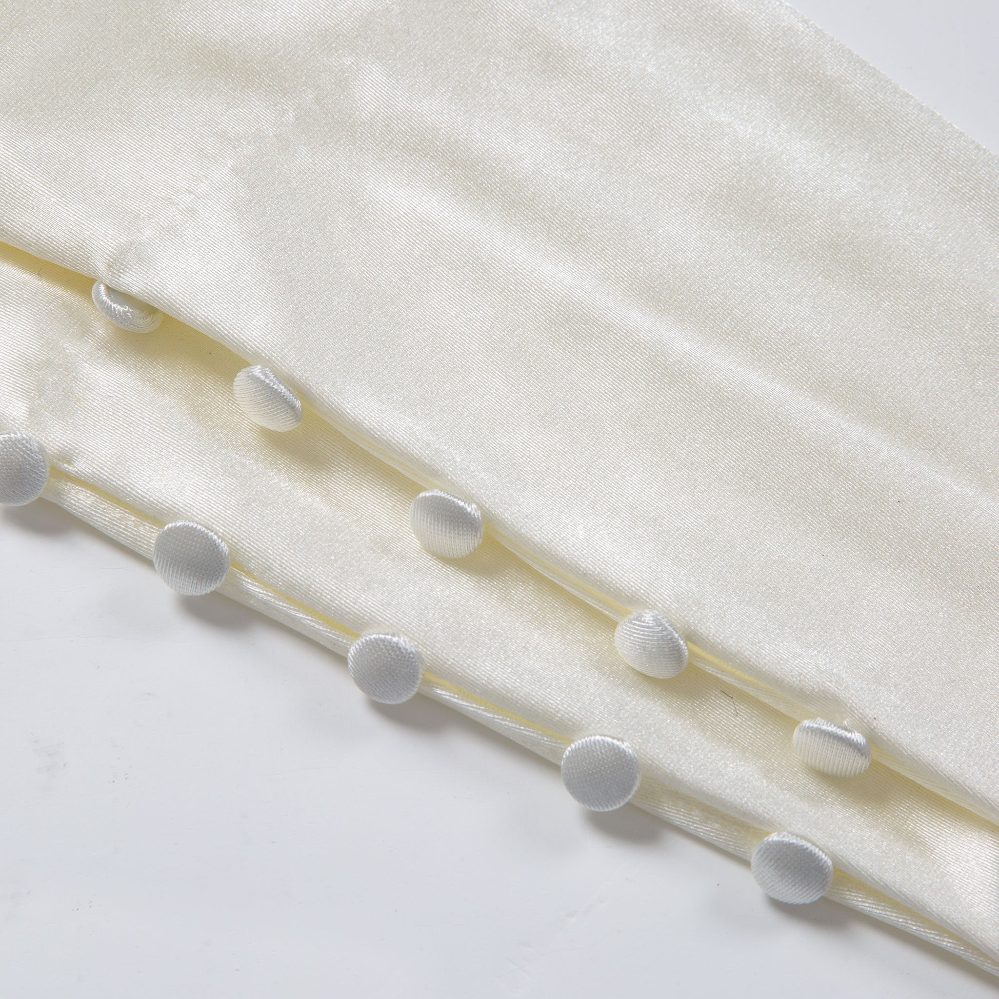 Gants En Soie Satin Blanc Longs Jusqu'au Coude - Style Opéra Années 20 Avec Perles - Pour Mariage, Soirée Élégante