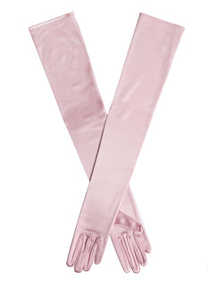 fancy pink gloves