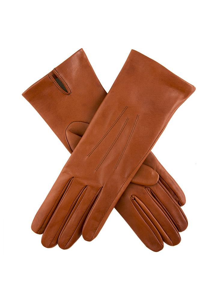 gants en cuir doublés de soie - gants cuir femme doublé soie 